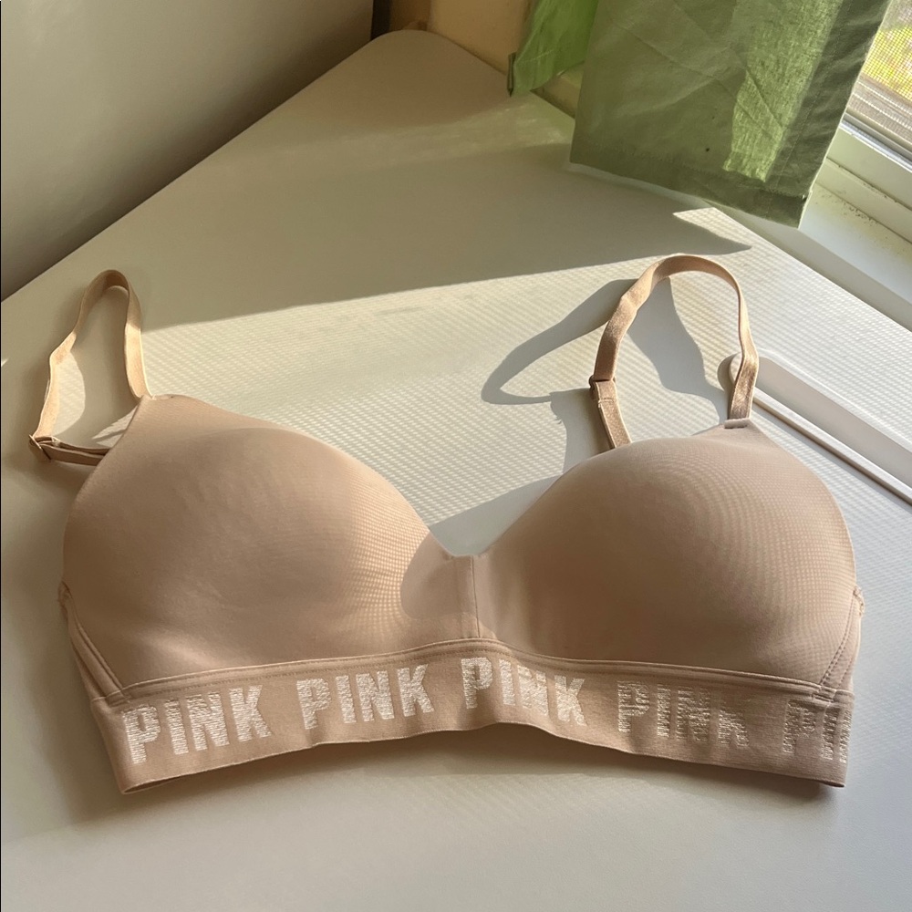 PINK Victoria's Secret Light Beige Bra